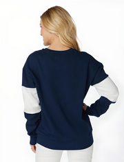 Auburn Color Block Sweatshirt