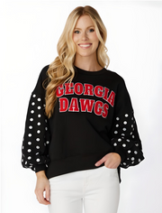 Georgia Varsity Balloon Pullover