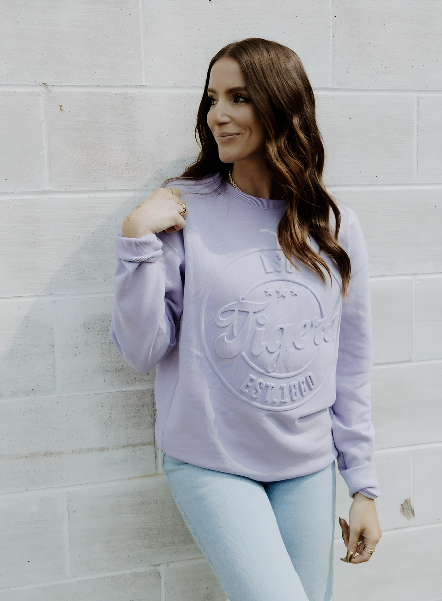 LSU Carson Circle Crewneck